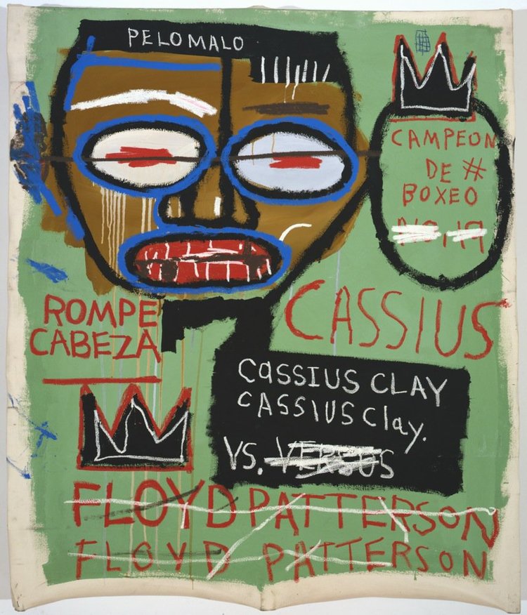 Jean-Michel Basquiat - Cassius Clay, 1982