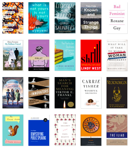 List of books I’ve read this year