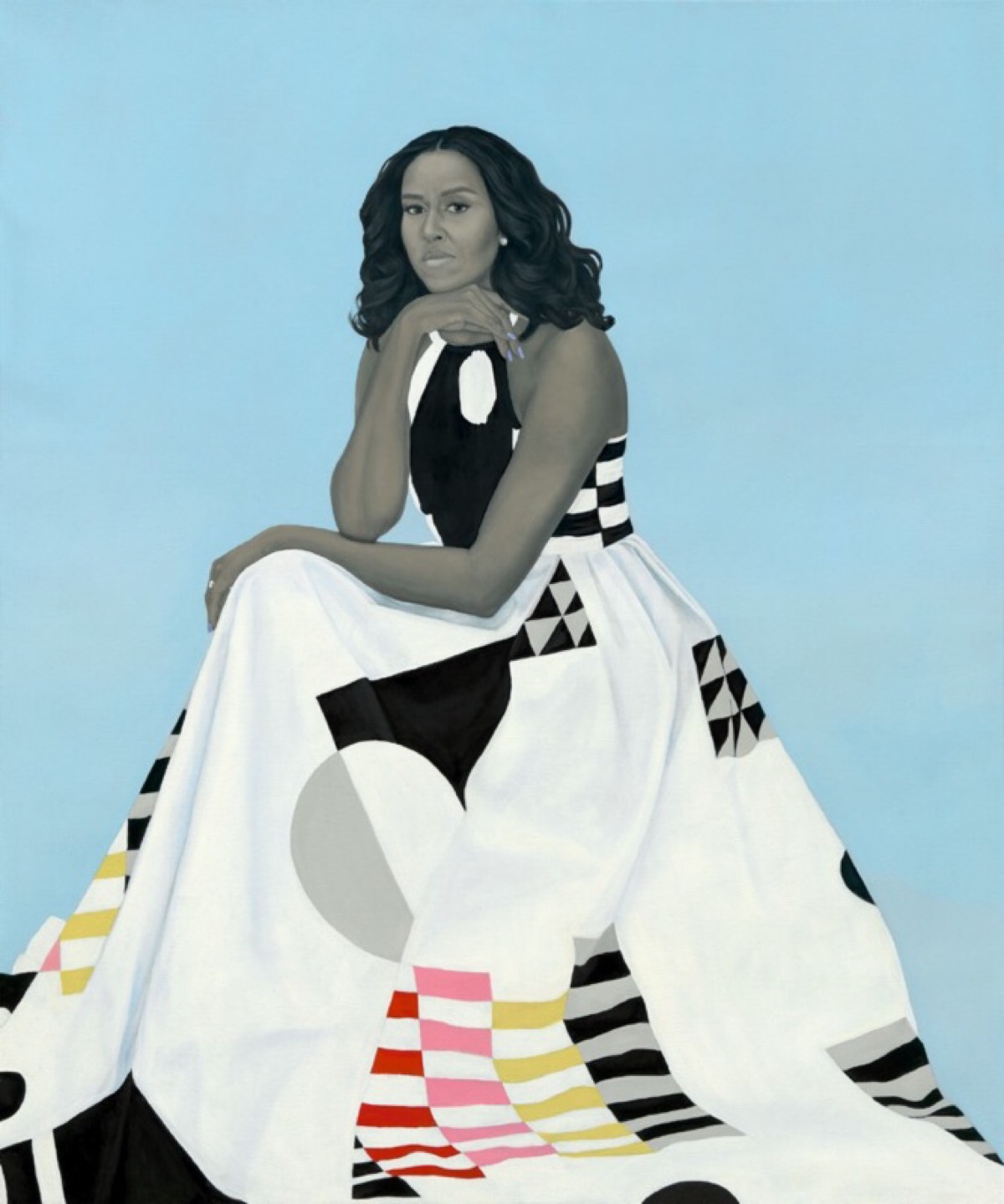 Portrait of Michelle Obama by Amy Sherald