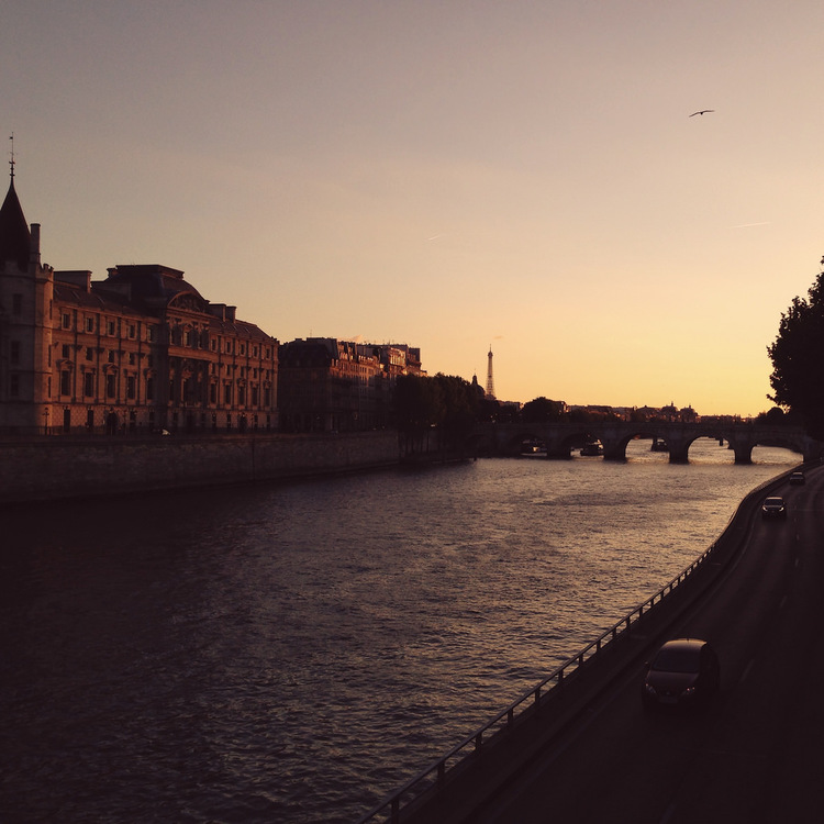 A view of the Seine in Paris