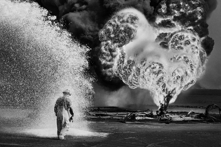 When the Oil Fields Burned, Sebastiao Salgado