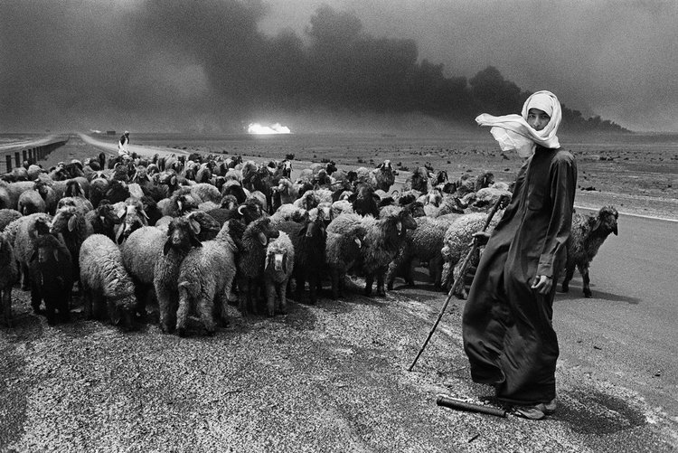 When the Oil Fields Burned, Sebastiao Salgado