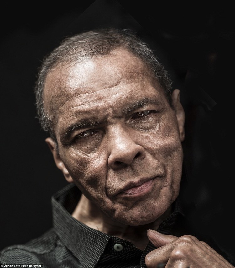 Photos of Muhammad Ali by British photographer Zenon Texeira, March 2016