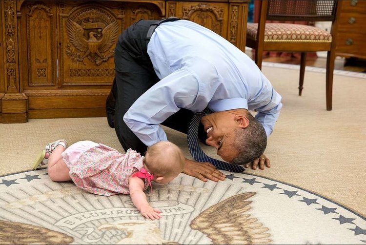 Photo of Barack Obama by White House photographer Pete Souza.