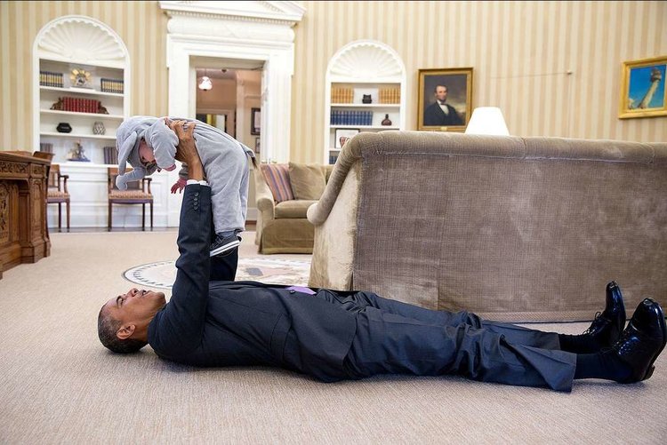 Photo of Barack Obama by White House photographer Pete Souza.