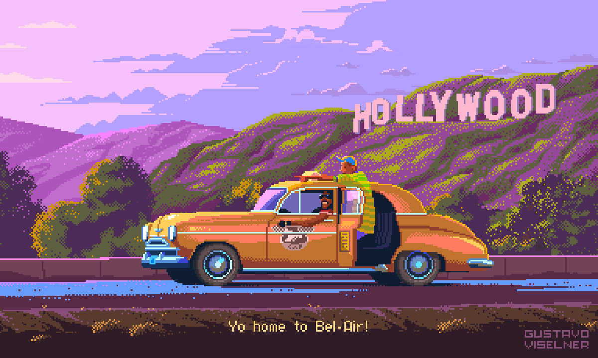 Pixel Art Tributes to Popular TV Shows