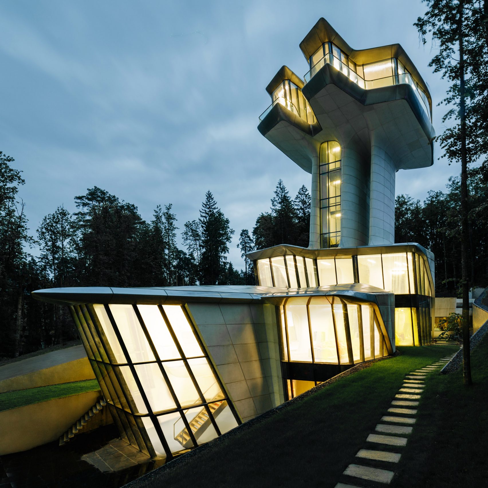 Residential home designed by Zaha Hadid