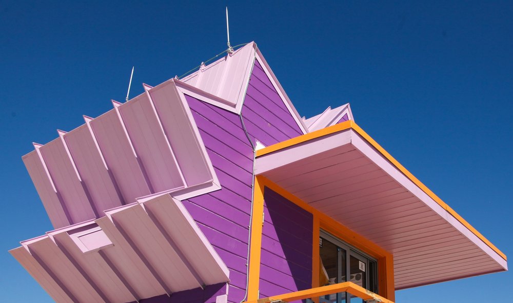 Lifeguard tower on Miami Beach designed by William Lane architects