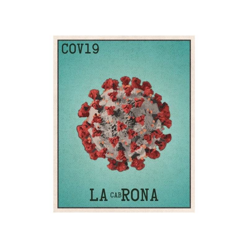 COVID loteria card